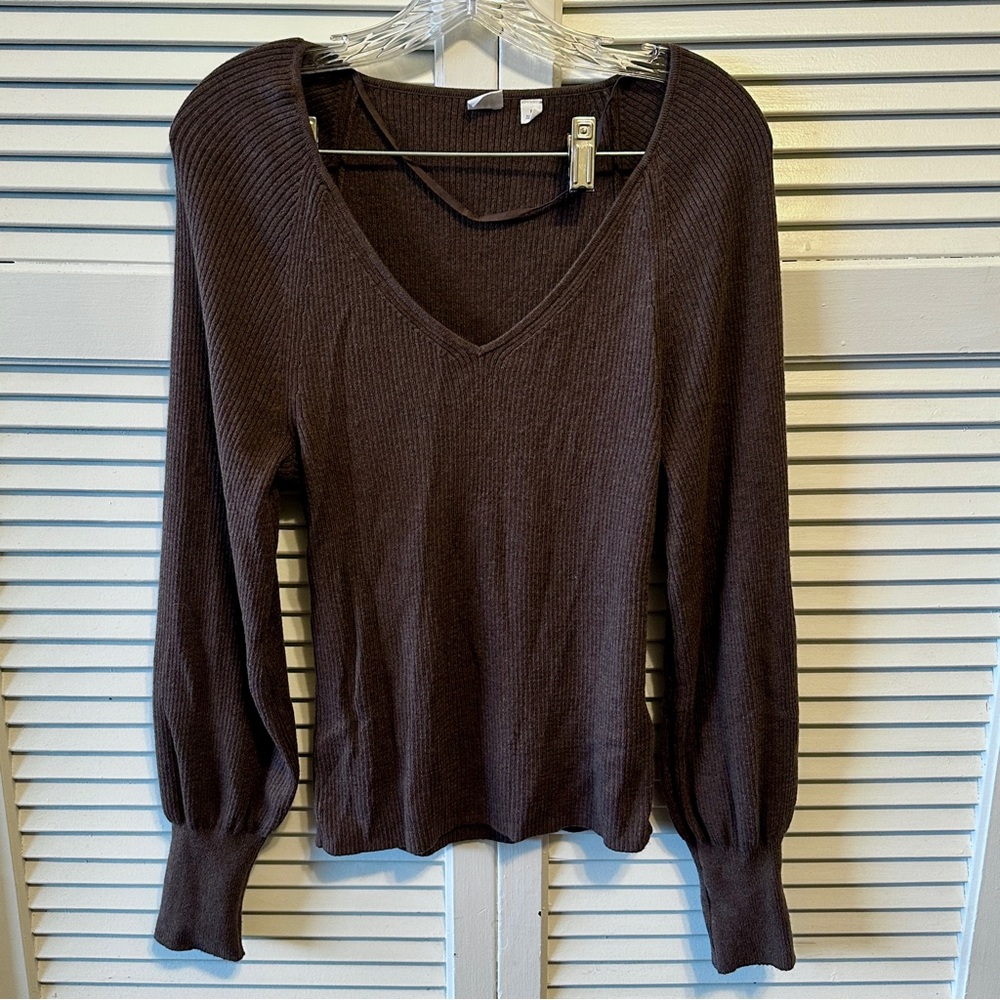 GAP Chocolate Knit Pullover